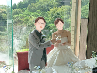 2022年2月成婚 小平市 30代女性会員から結婚式写真