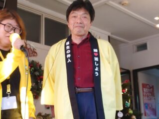 12/14（日）出会いイベント、ラジオレポーターの取材を受ける